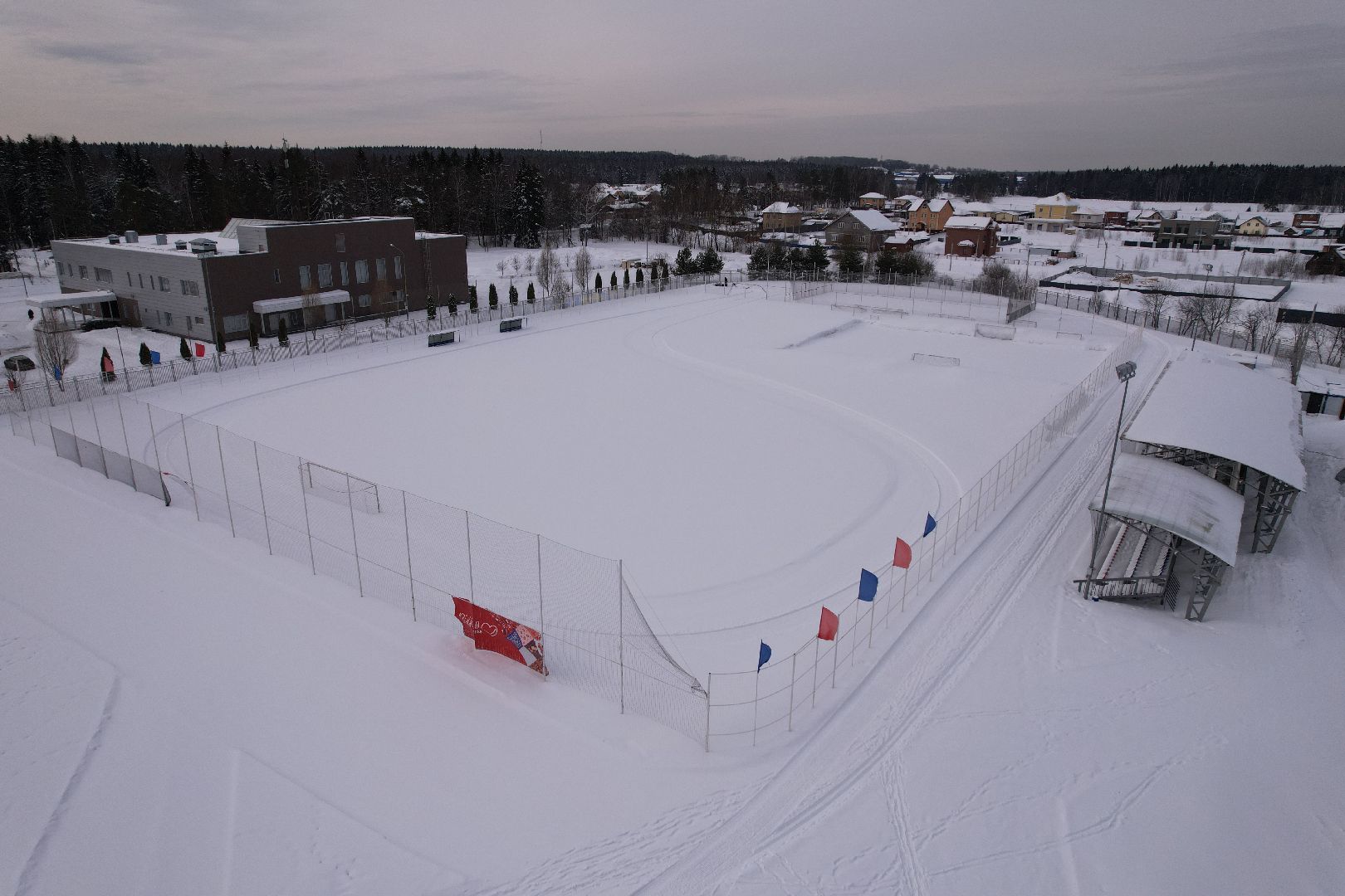видео с коптера, физкультура, спорт, марфино,