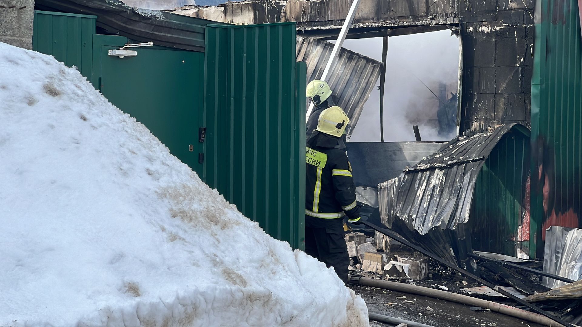 химки, чп, пожар, автосервис,