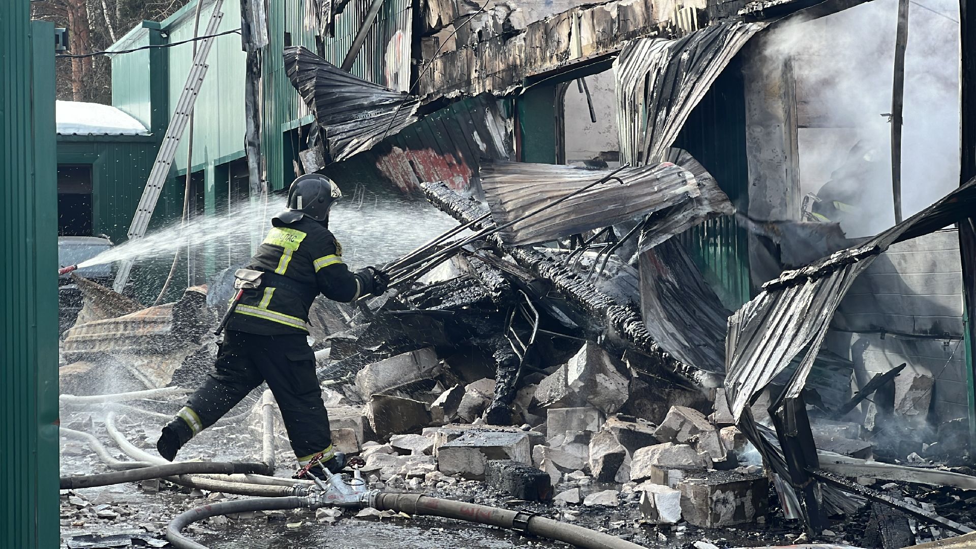 химки, чп, пожар, автосервис,