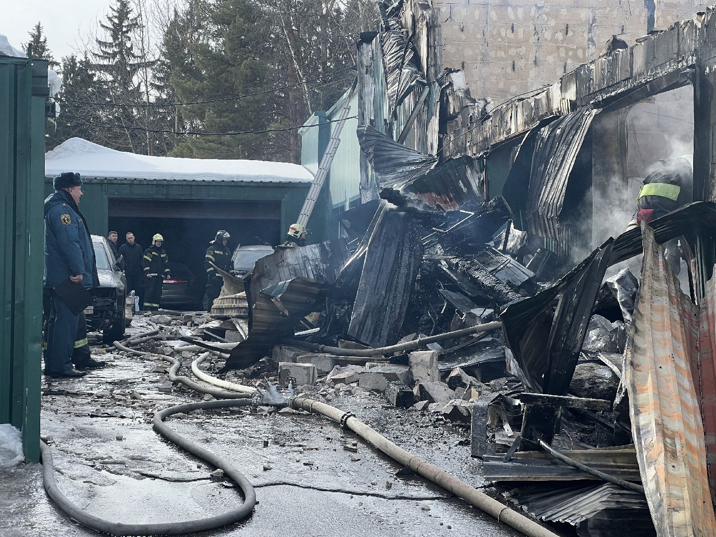 химки, чп, пожар, автосервис,