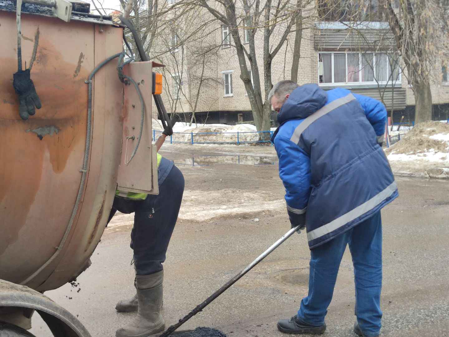 ЖКХ, Дубна, Ямочный ремонт, Коммунальные службы,