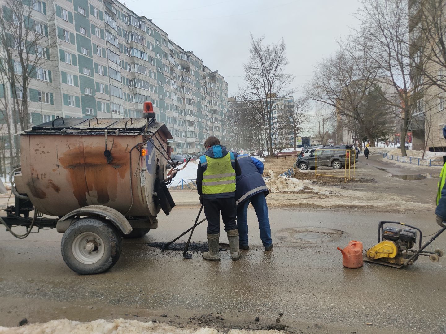 ЖКХ, Дубна, Ямочный ремонт, Коммунальные службы,