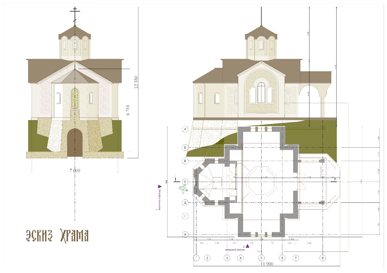 храм, беслан, лобня, детская школа мозаики,