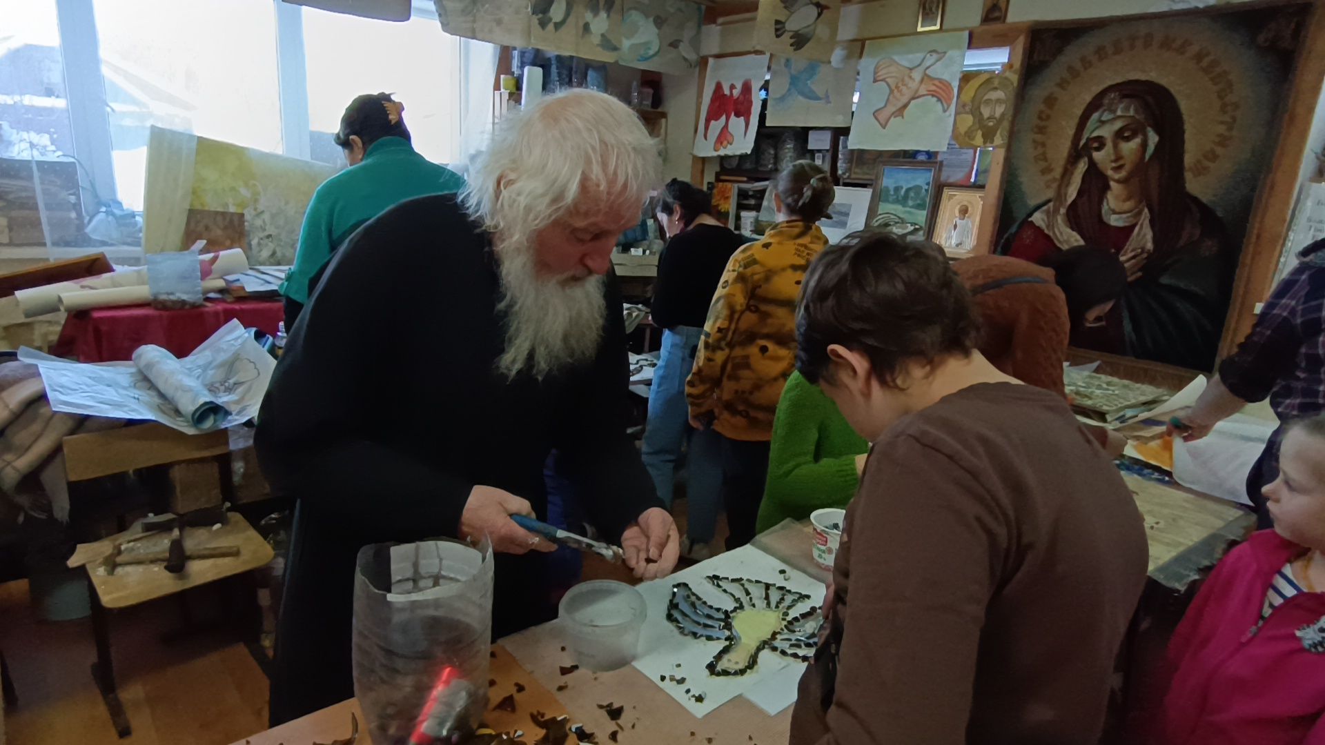 храм, беслан, лобня, детская школа мозаики,