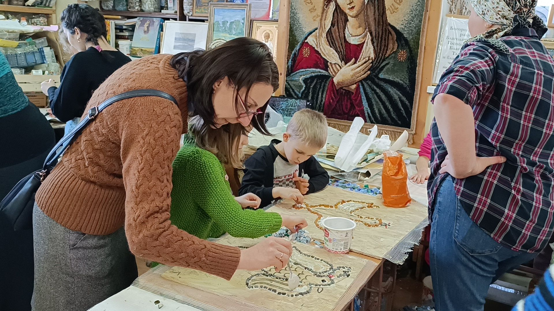 храм, беслан, лобня, детская школа мозаики,