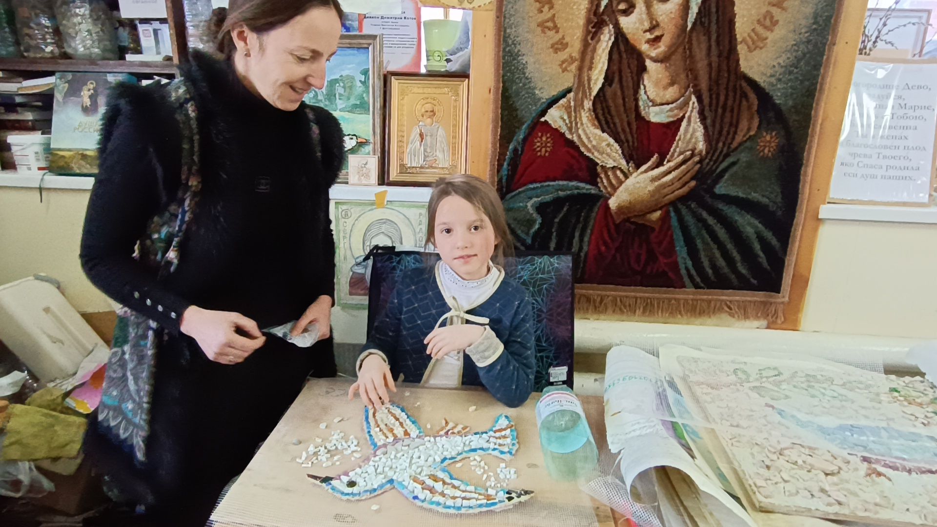 храм, беслан, лобня, детская школа мозаики,