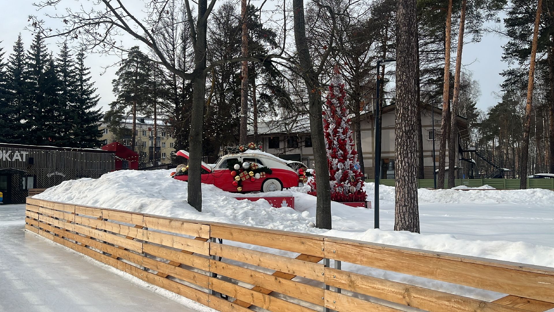 каток в парке, балашиха, парк пехорка, катание в парке,