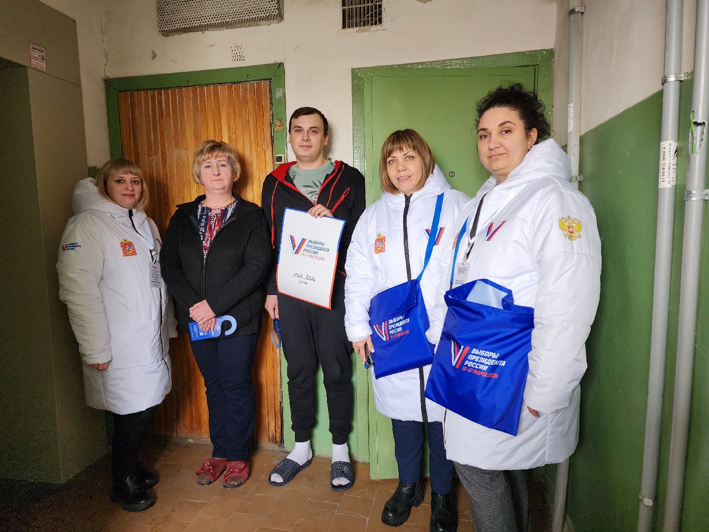 пушкино, выборы президента 2024, избиратели, уик, обход квартир,