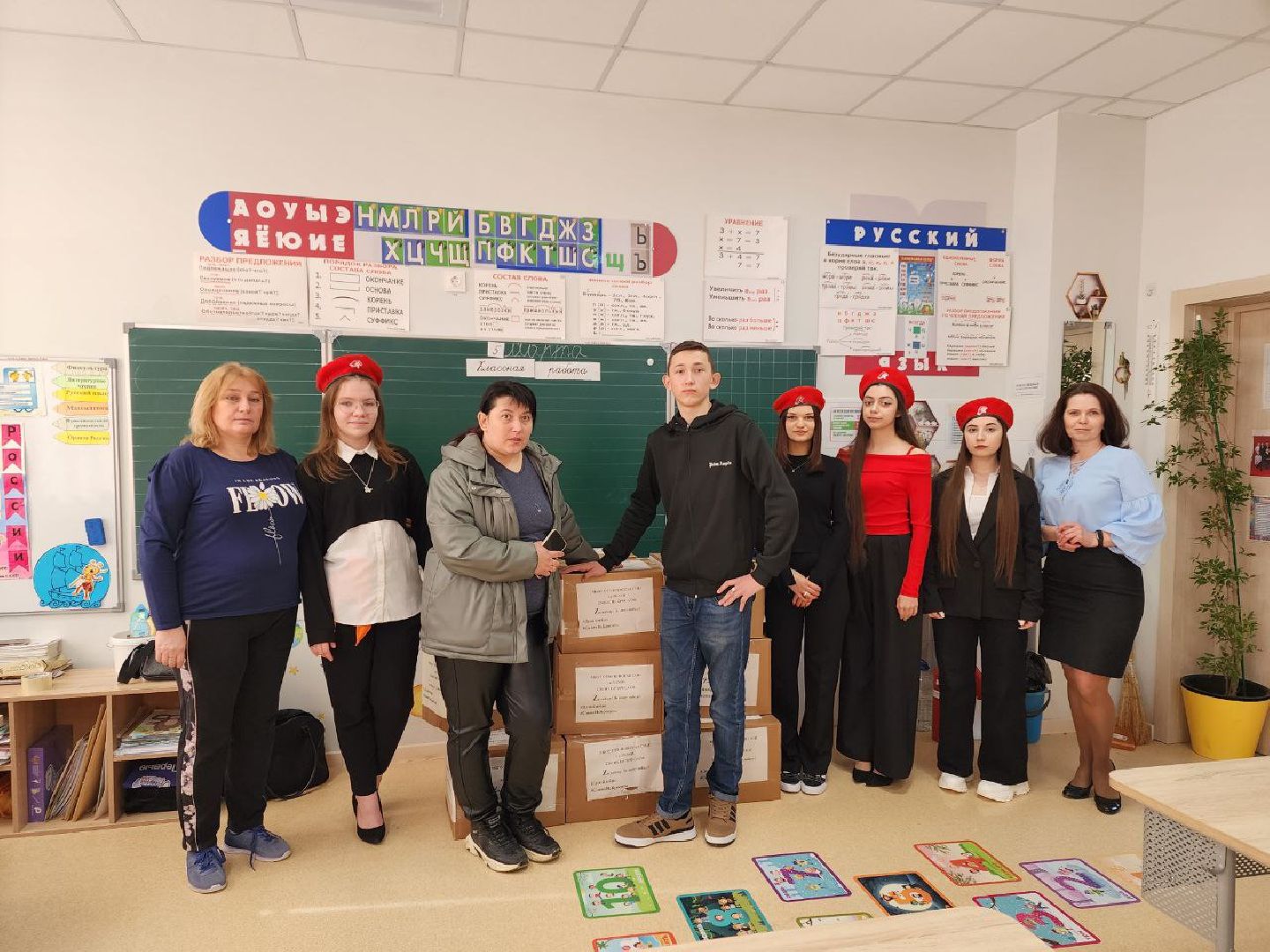 чехов, спецоперация, школа, помощь, военнослужащий,