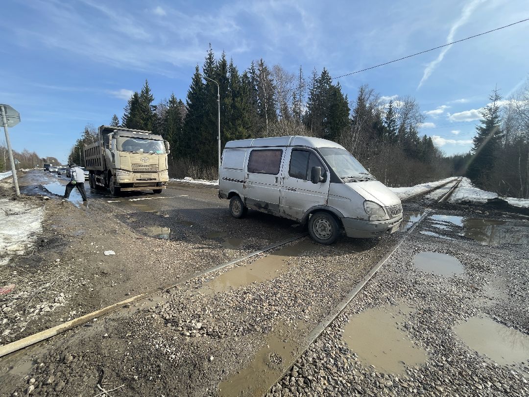 Железная дорога, дорога, переезд, ремонт, Одинцовский городской округ, Одинцово, Гарь-Покровское