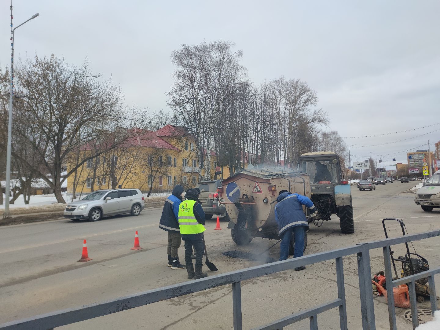 жкх, Ремонт дорог, ямочный ремонт, коммунальные службы, Дубна,