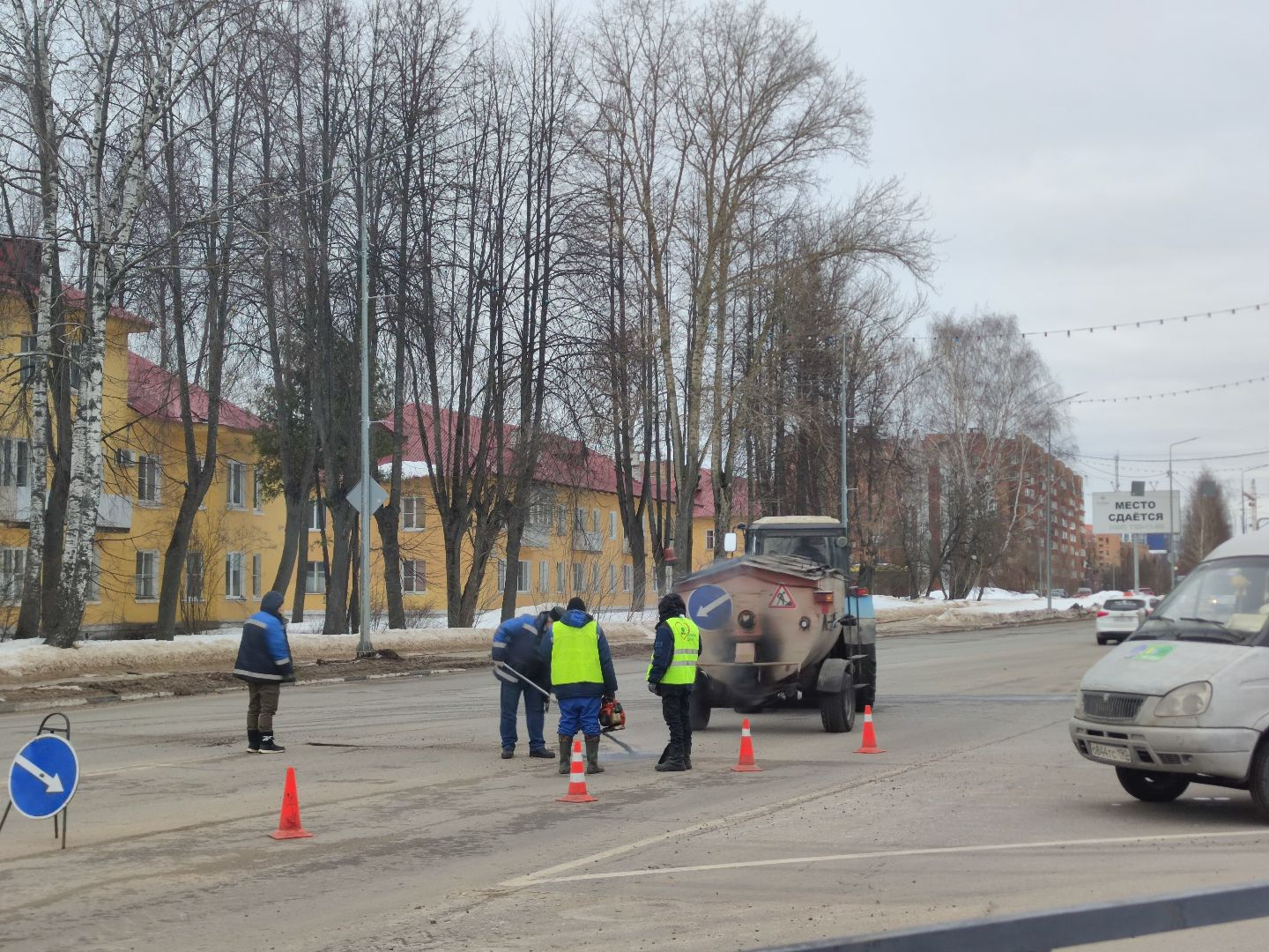 жкх, Ремонт дорог, ямочный ремонт, коммунальные службы, Дубна,