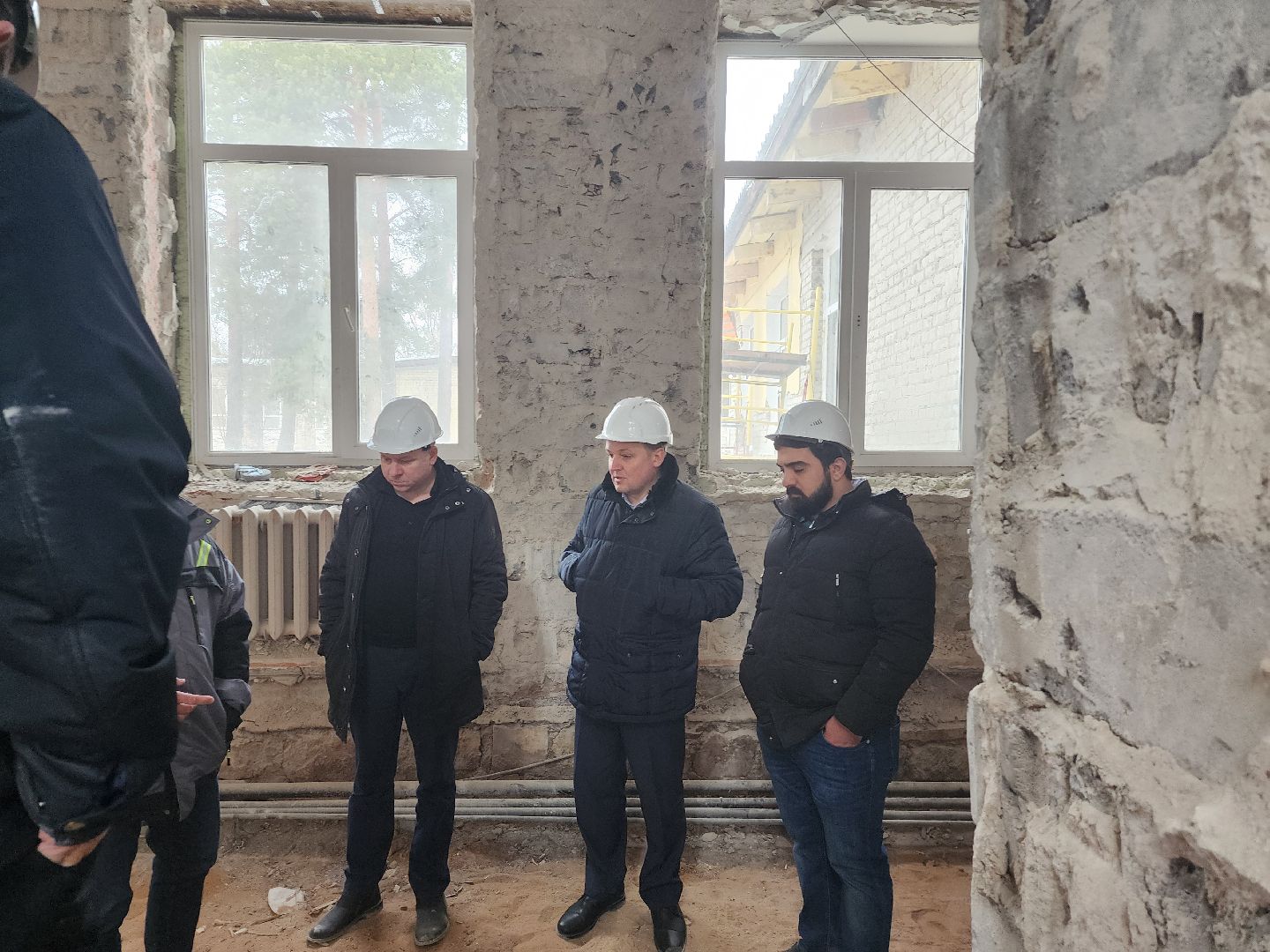 Капремонт, Строительство, Дубна, школа 1, Штаб,