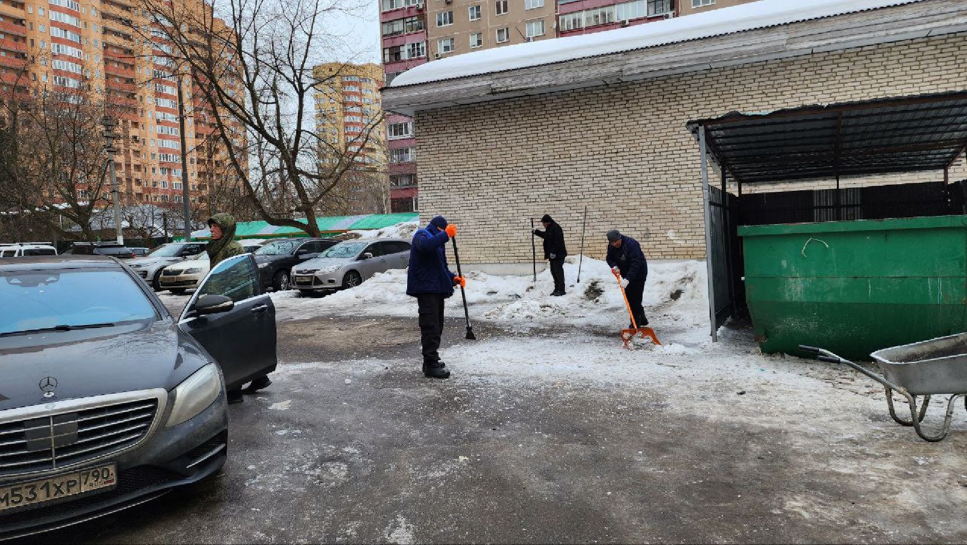 Люберцы, контейнерная площадка, вывоз мусора,