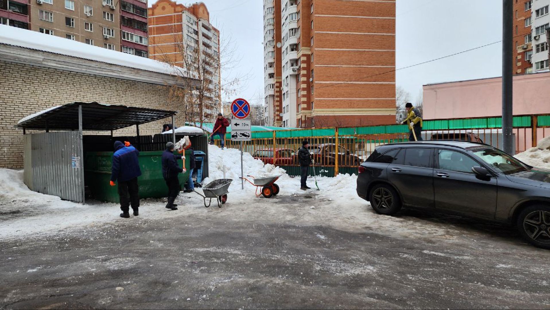 Люберцы, контейнерная площадка, вывоз мусора,