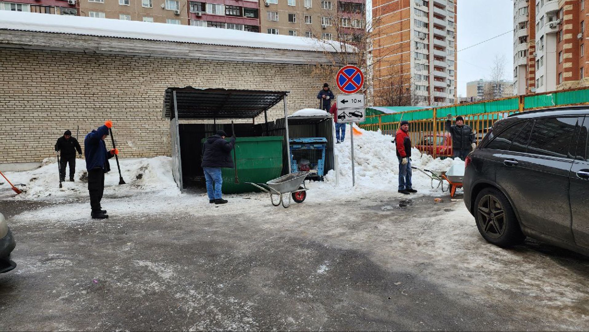 Люберцы, контейнерная площадка, вывоз мусора,