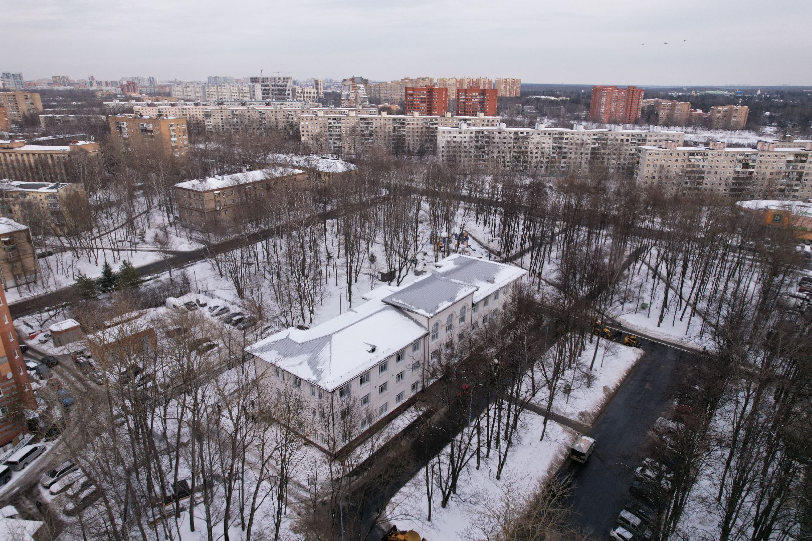 видео с коптера, мытищи, дети, детский центр,
