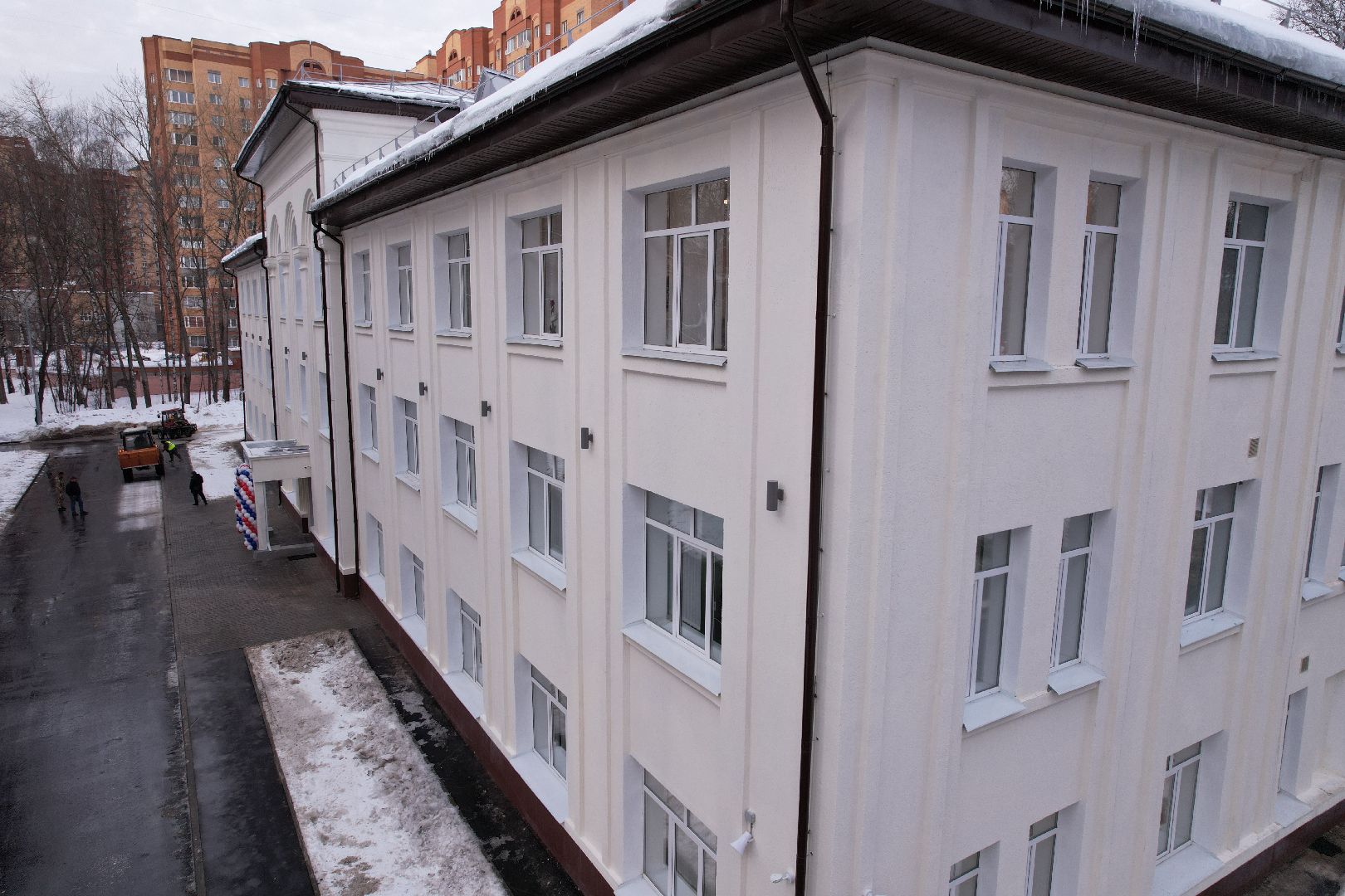 видео с коптера, мытищи, дети, детский центр,