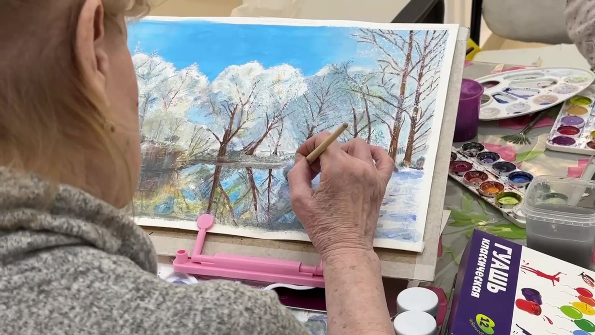 Реутов, музей, рисование, кисти, мастер-класс, живопись,