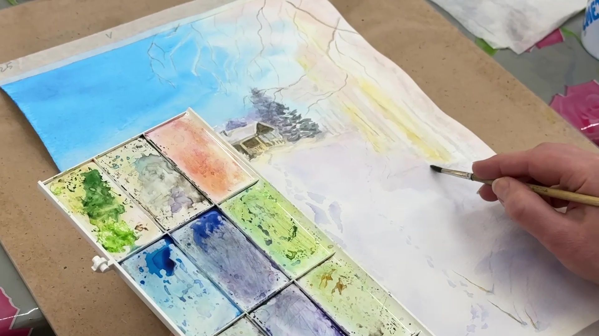 Реутов, музей, рисование, кисти, мастер-класс, живопись,