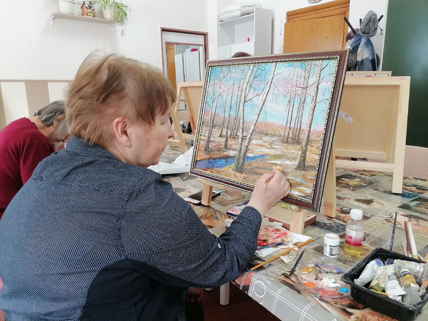 Живопись, весна, Картины маслом, Цветы,