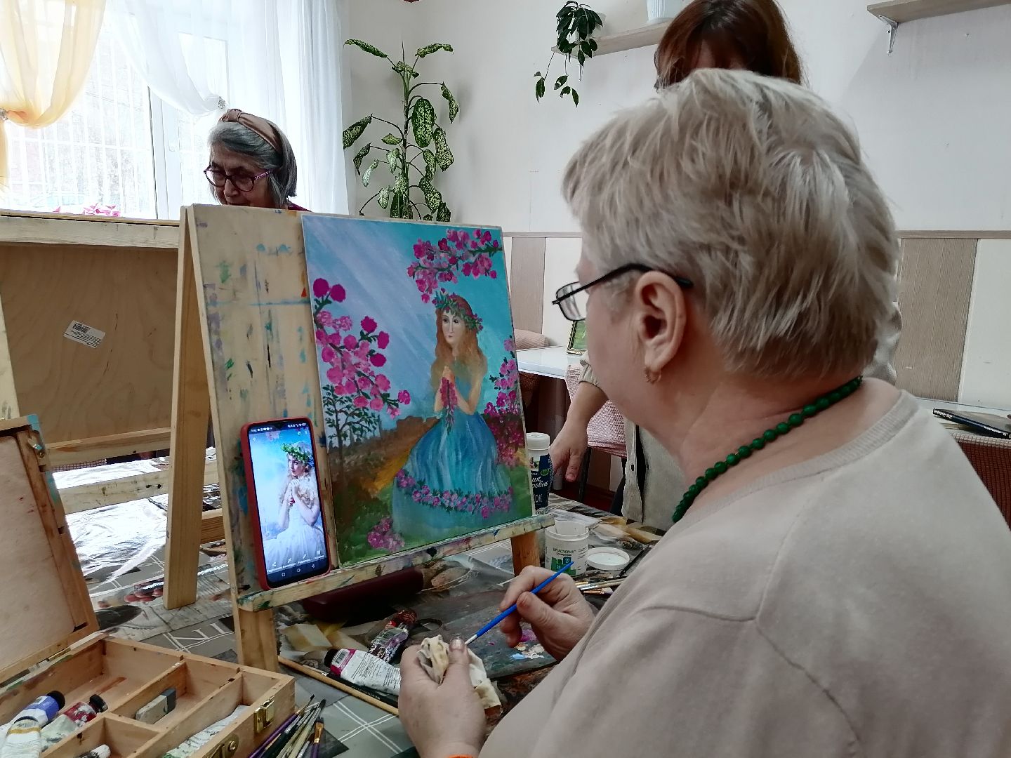 Живопись, весна, Картины маслом, Цветы,