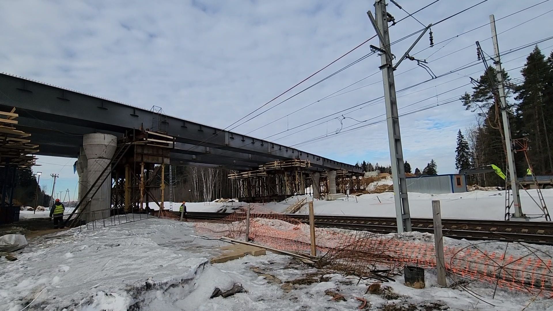 Одинцово, строительство, цкад, дороги, мост, путепровод,