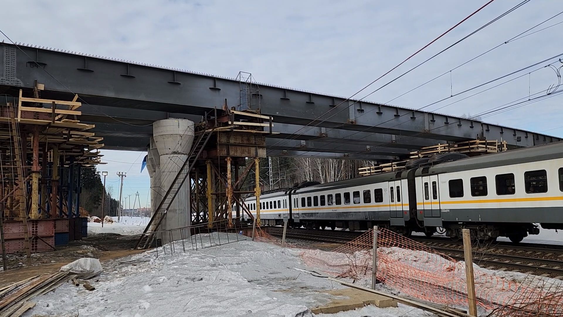 Одинцово, строительство, цкад, дороги, мост, путепровод,