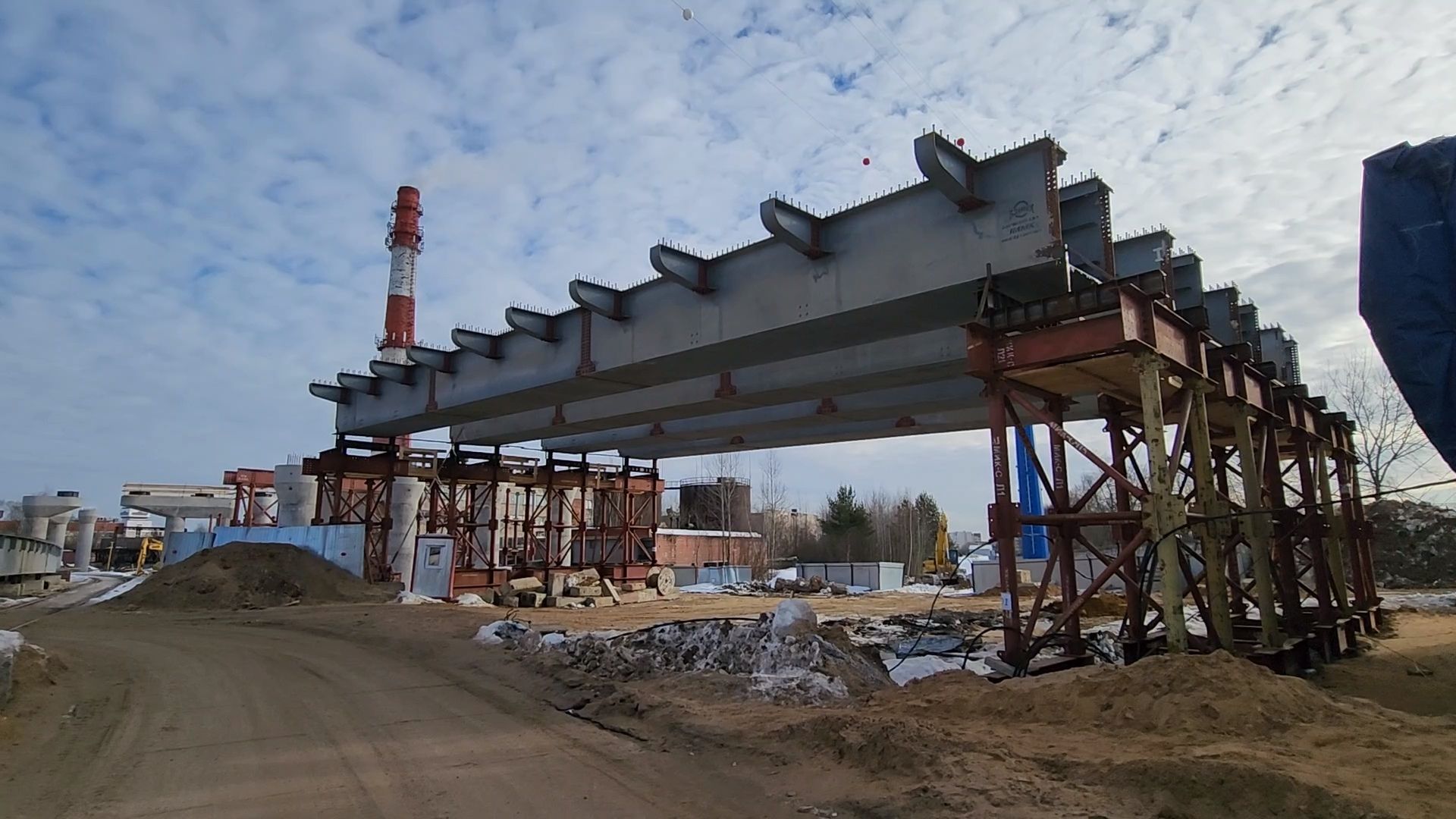 Одинцово, строительство, цкад, дороги, мост, путепровод,