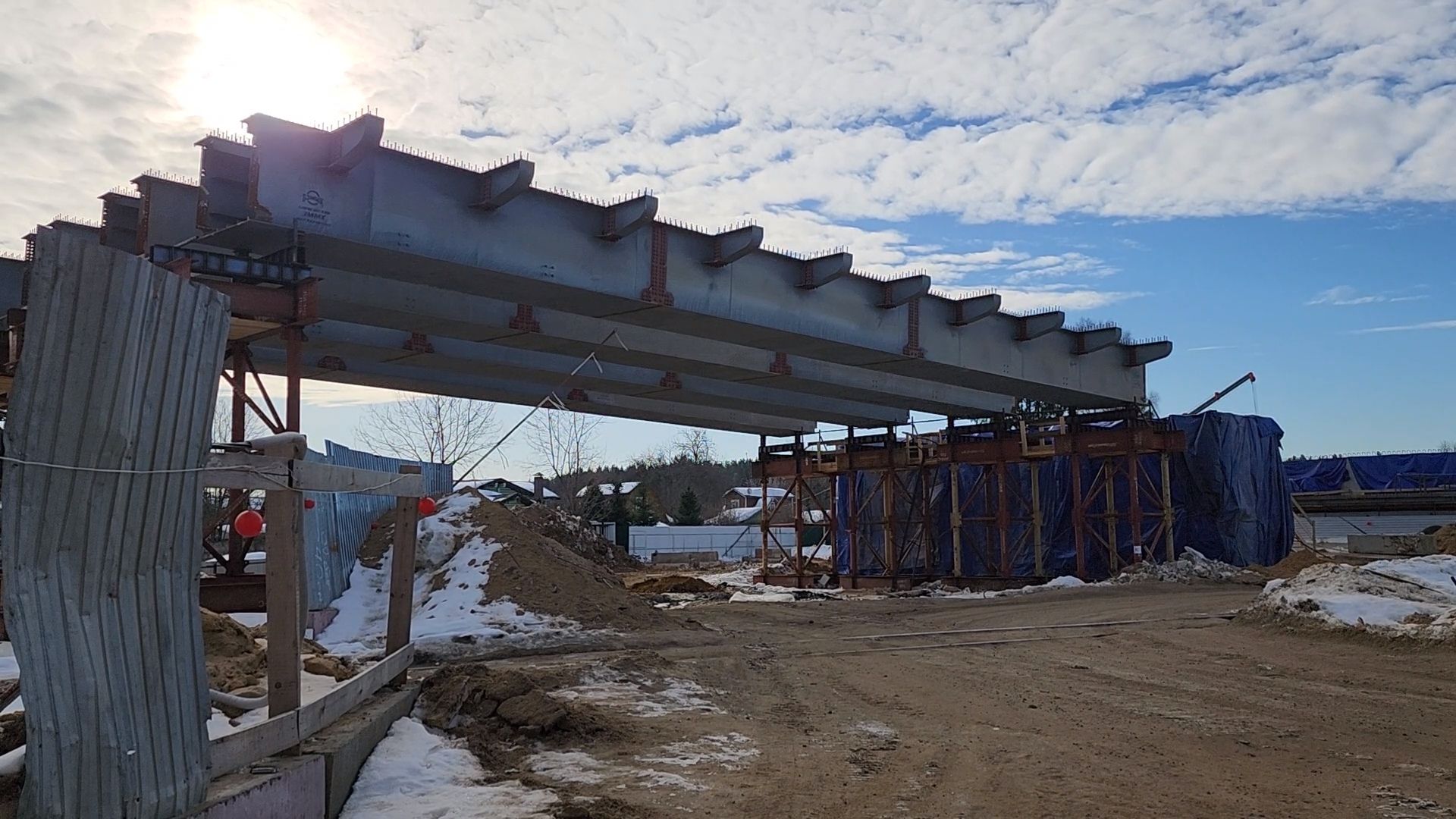 Одинцово, строительство, цкад, дороги, мост, путепровод,