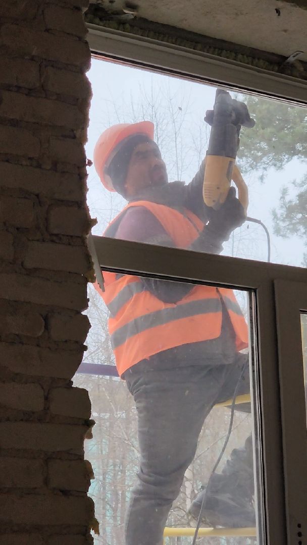 Школа, Капремонт, Демонтаж, Дубна,