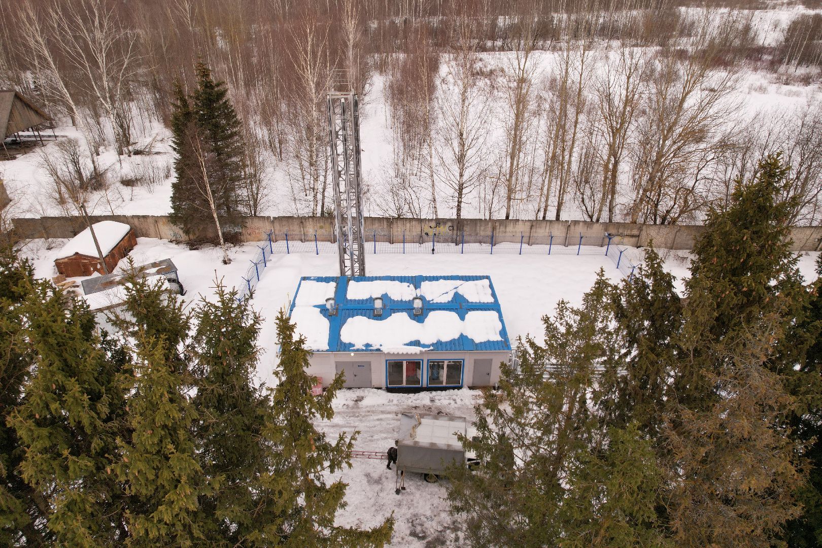 видео с коптера, котельная, жкх,