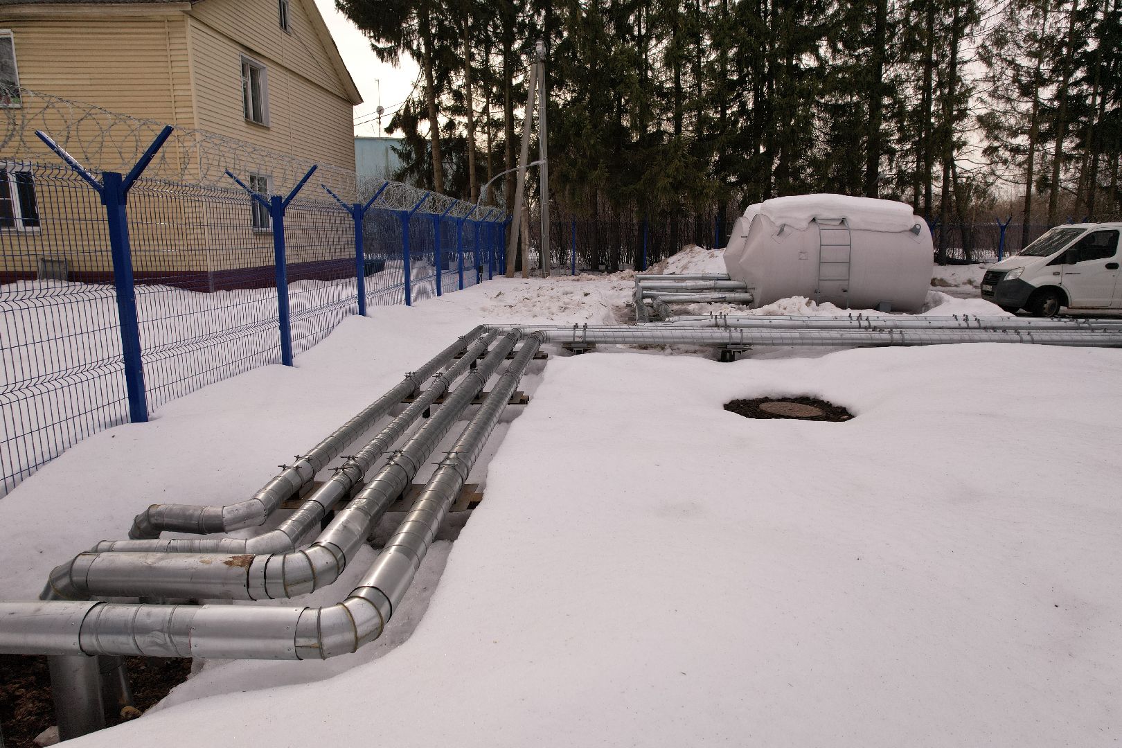 видео с коптера, котельная, жкх,