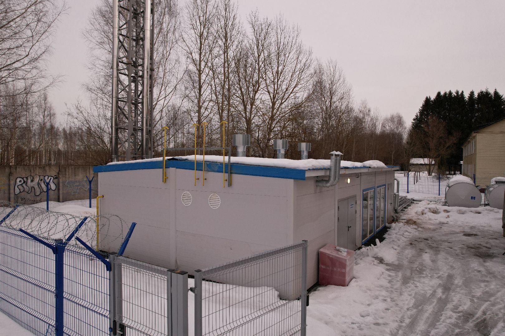 видео с коптера, котельная, жкх,