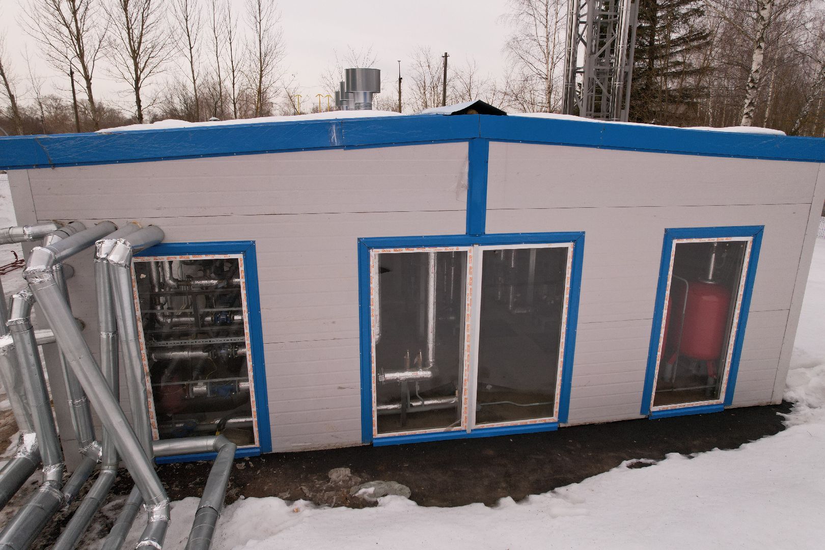 видео с коптера, котельная, жкх,