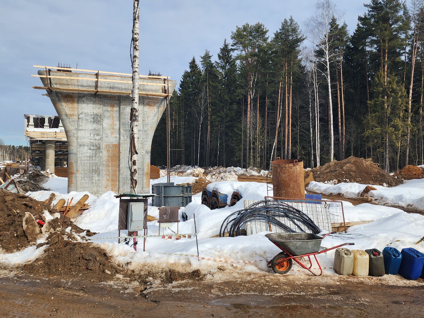 транспортная развязка, путепровод, мцд,