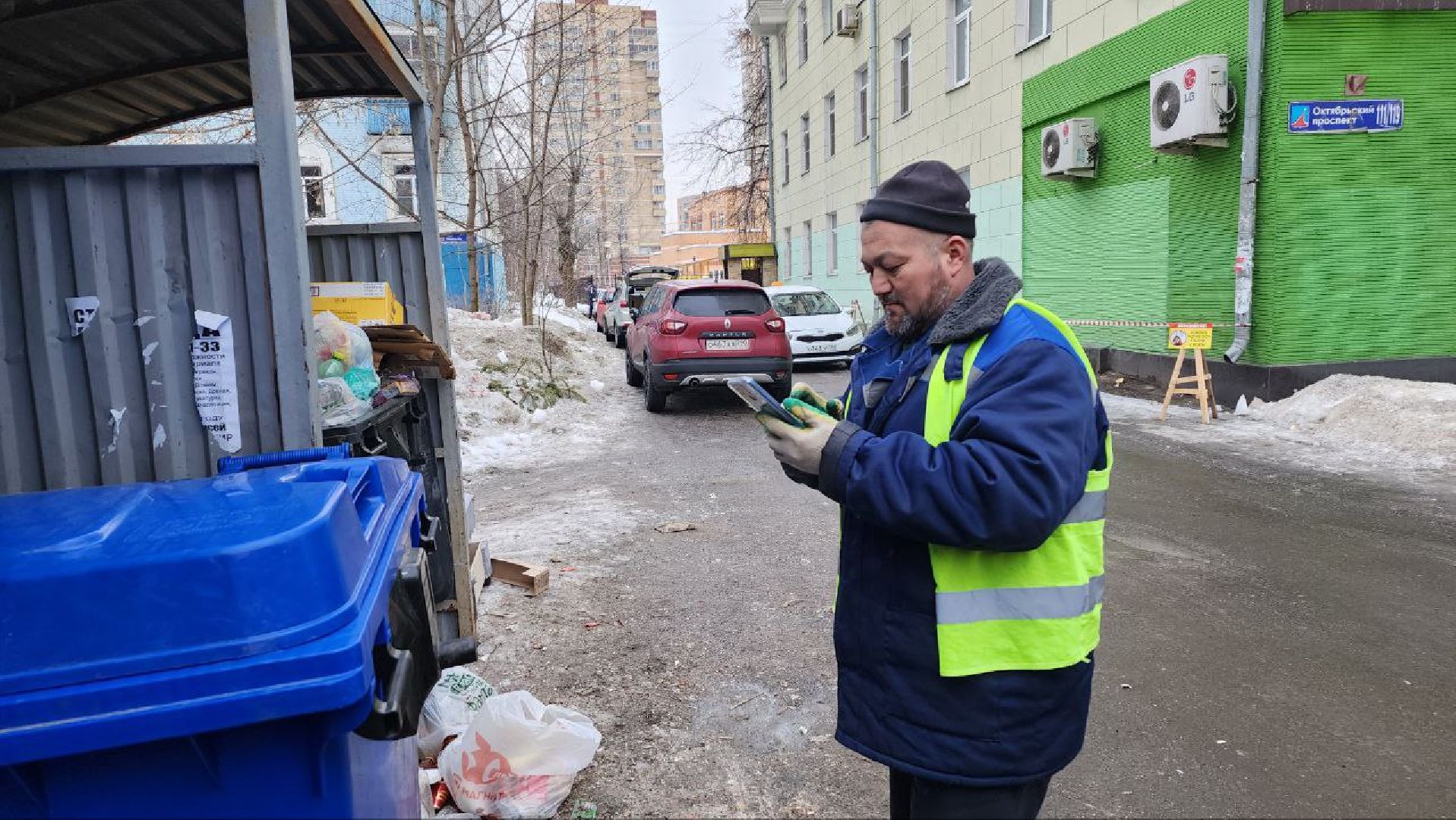 люберцы, глава городского округа люберцы владимир волков, контейнерные площадки, уборка мусора,