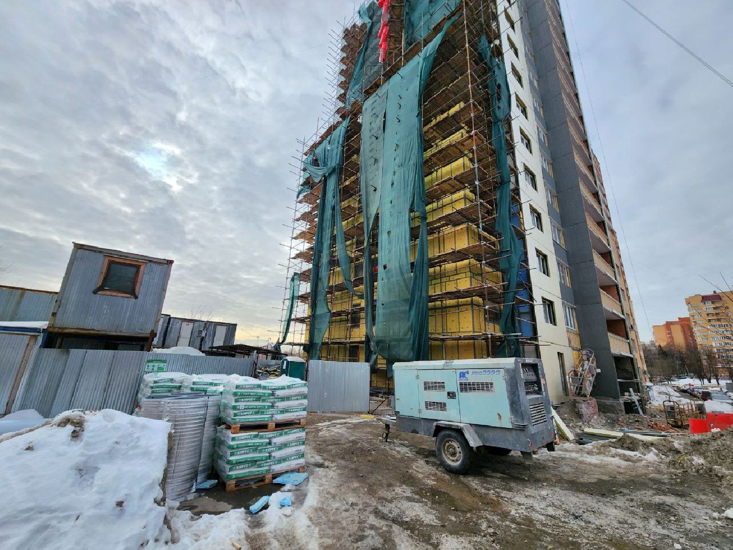 чехов, капитальный ремонт, обрушение стены, мкд, кирпич,