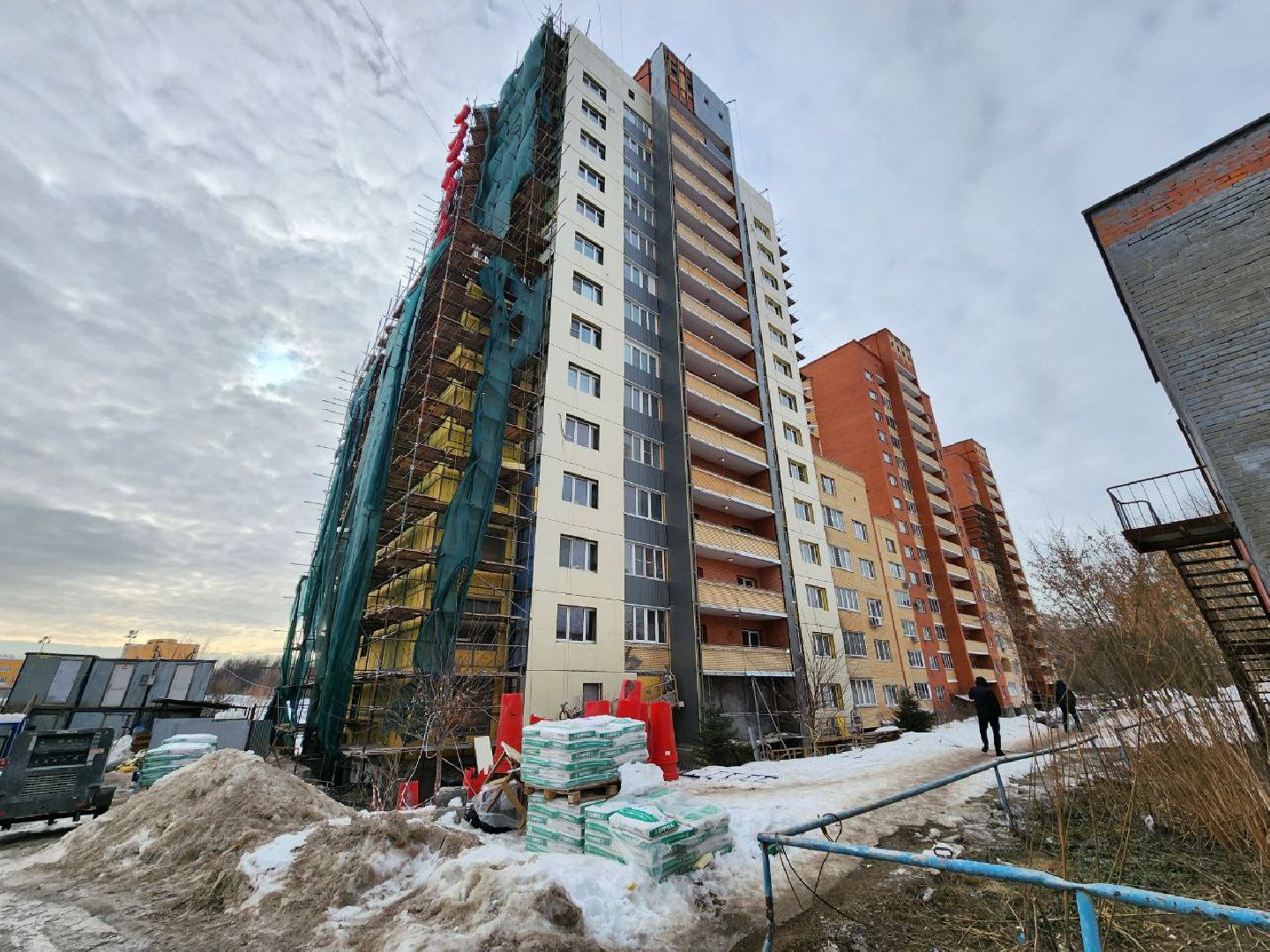 чехов, капитальный ремонт, обрушение стены, мкд, кирпич,