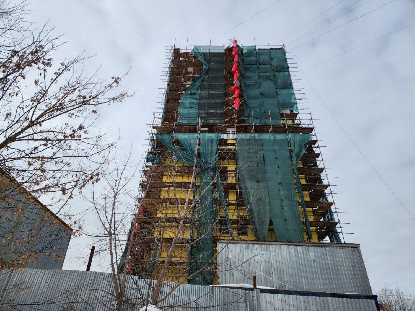 чехов, капитальный ремонт, обрушение стены, мкд, кирпич,