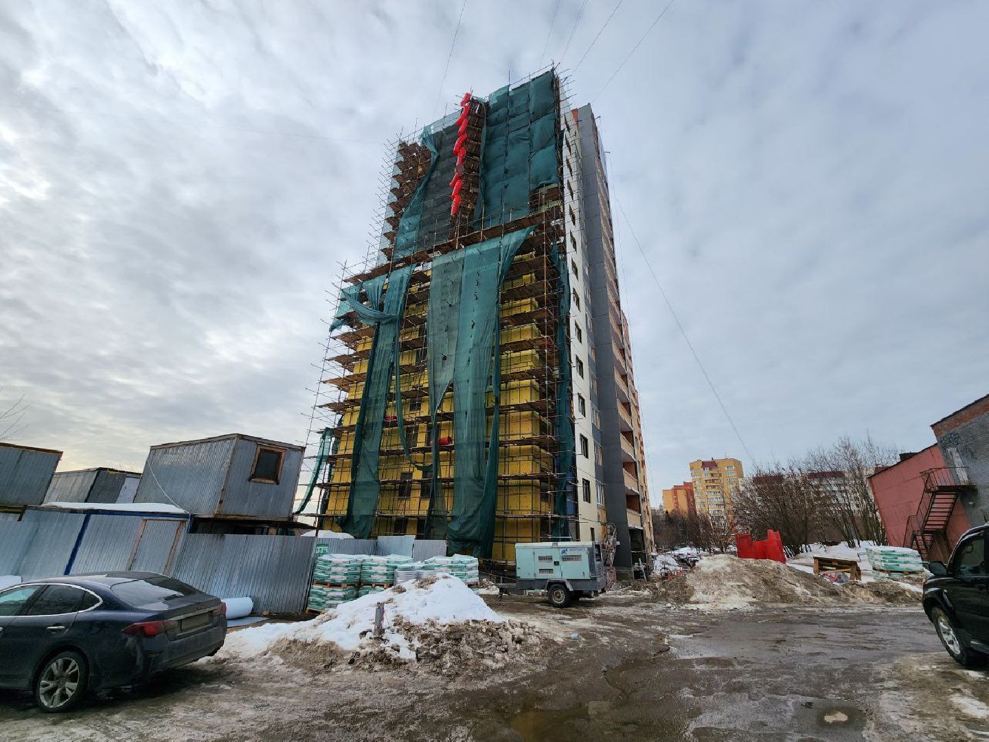 чехов, капитальный ремонт, обрушение стены, мкд, кирпич,