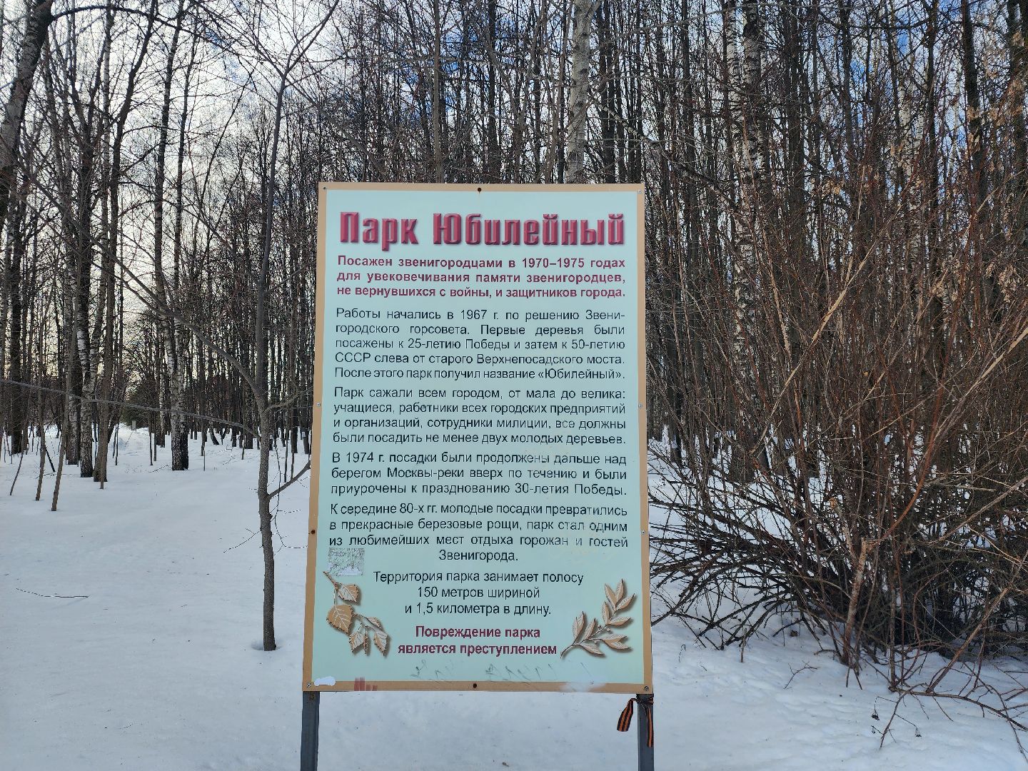 Звенигород, благоустройство парков,