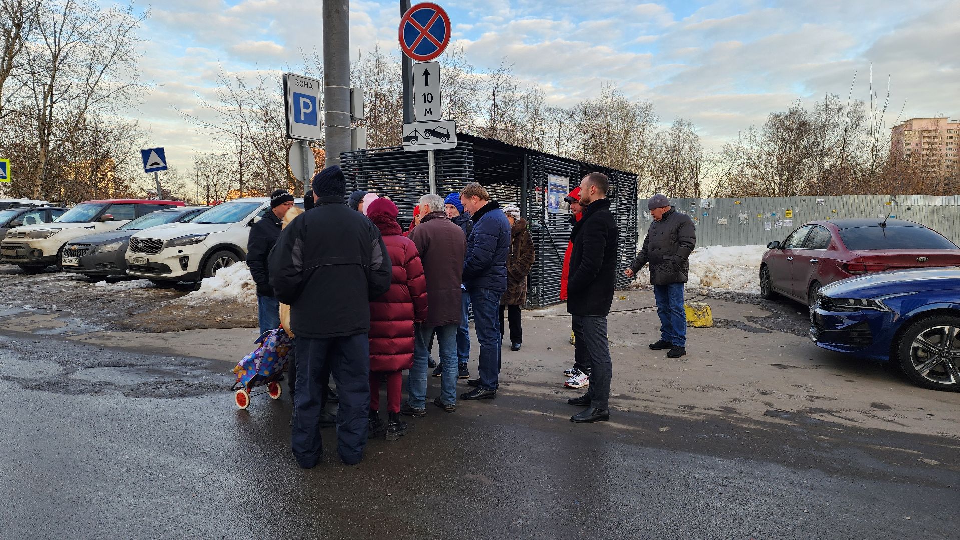 вок, схема движения, жилая застройка,