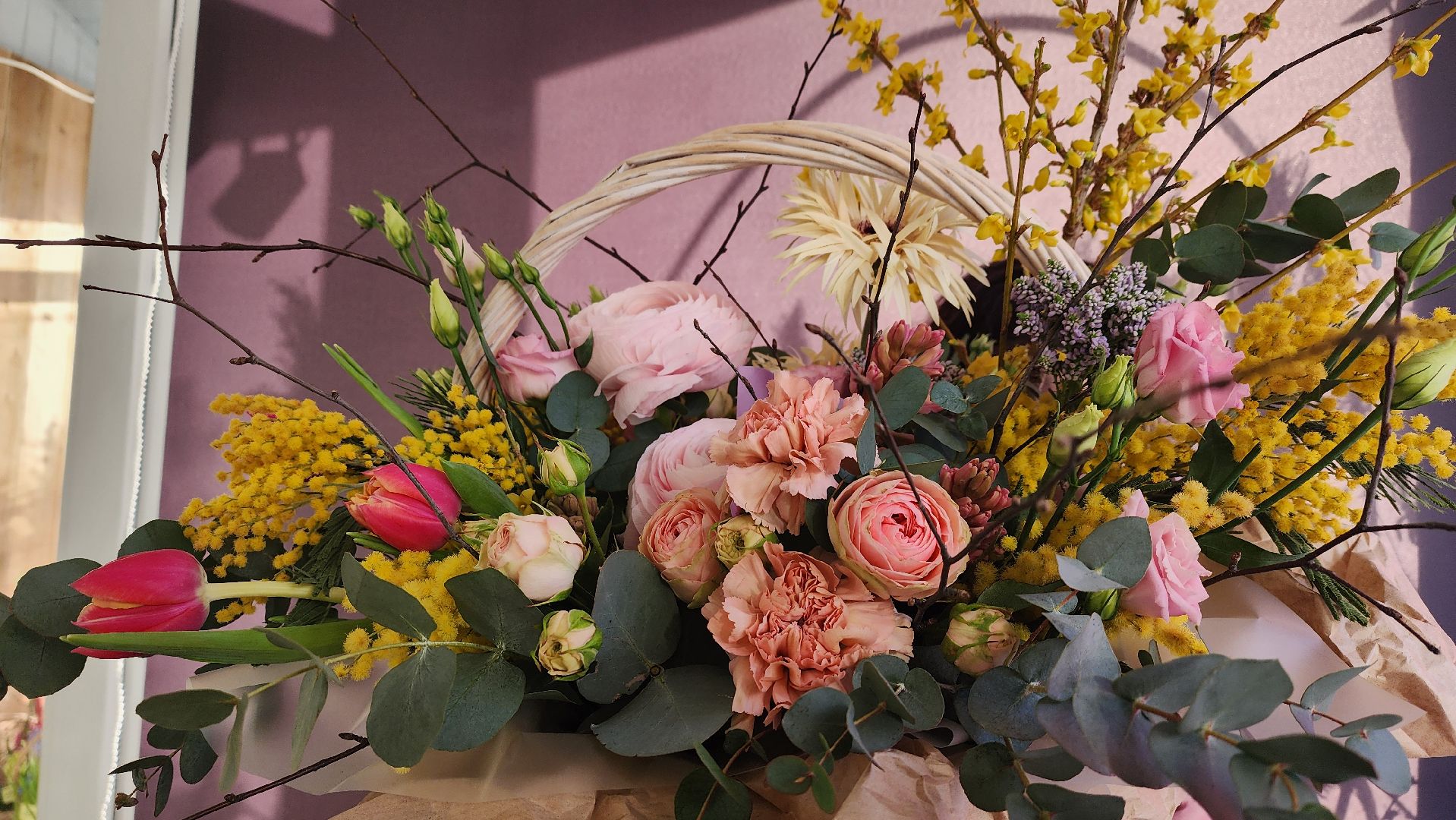 Солнечногорск, флористика, общество, 8 марта, цветы,