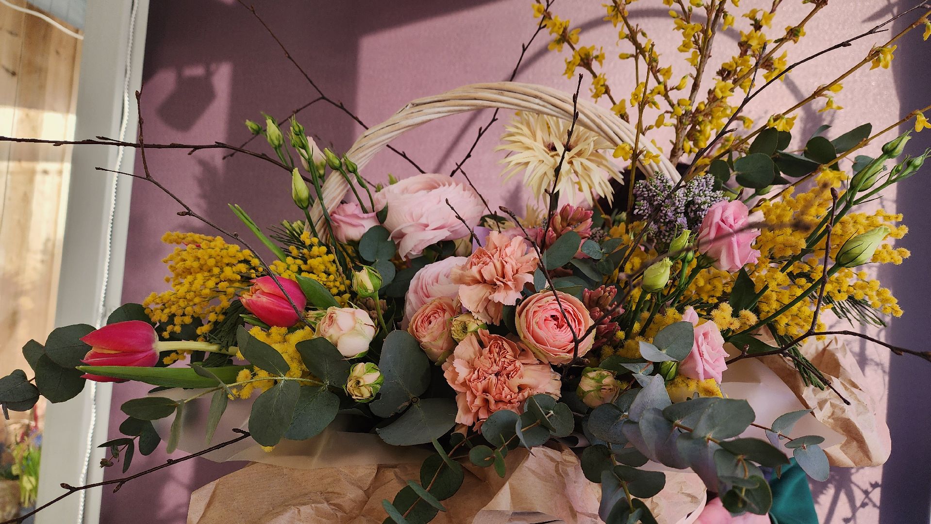 Солнечногорск, флористика, общество, 8 марта, цветы,