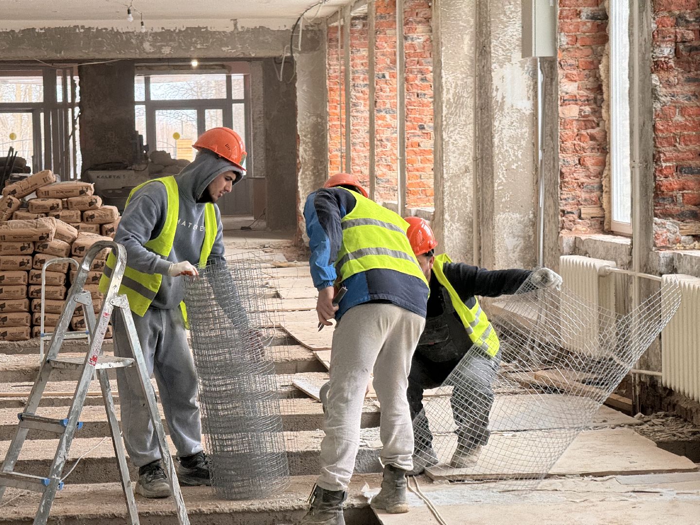 шаховская, строителтство, школа, ремонт,