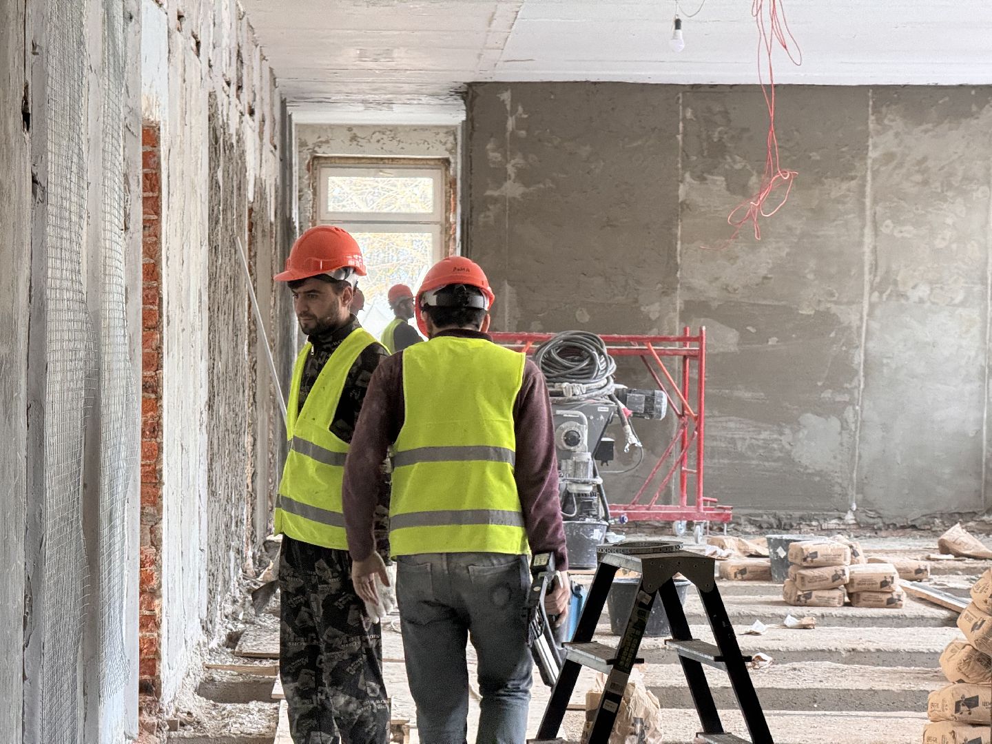 шаховская, строителтство, школа, ремонт,