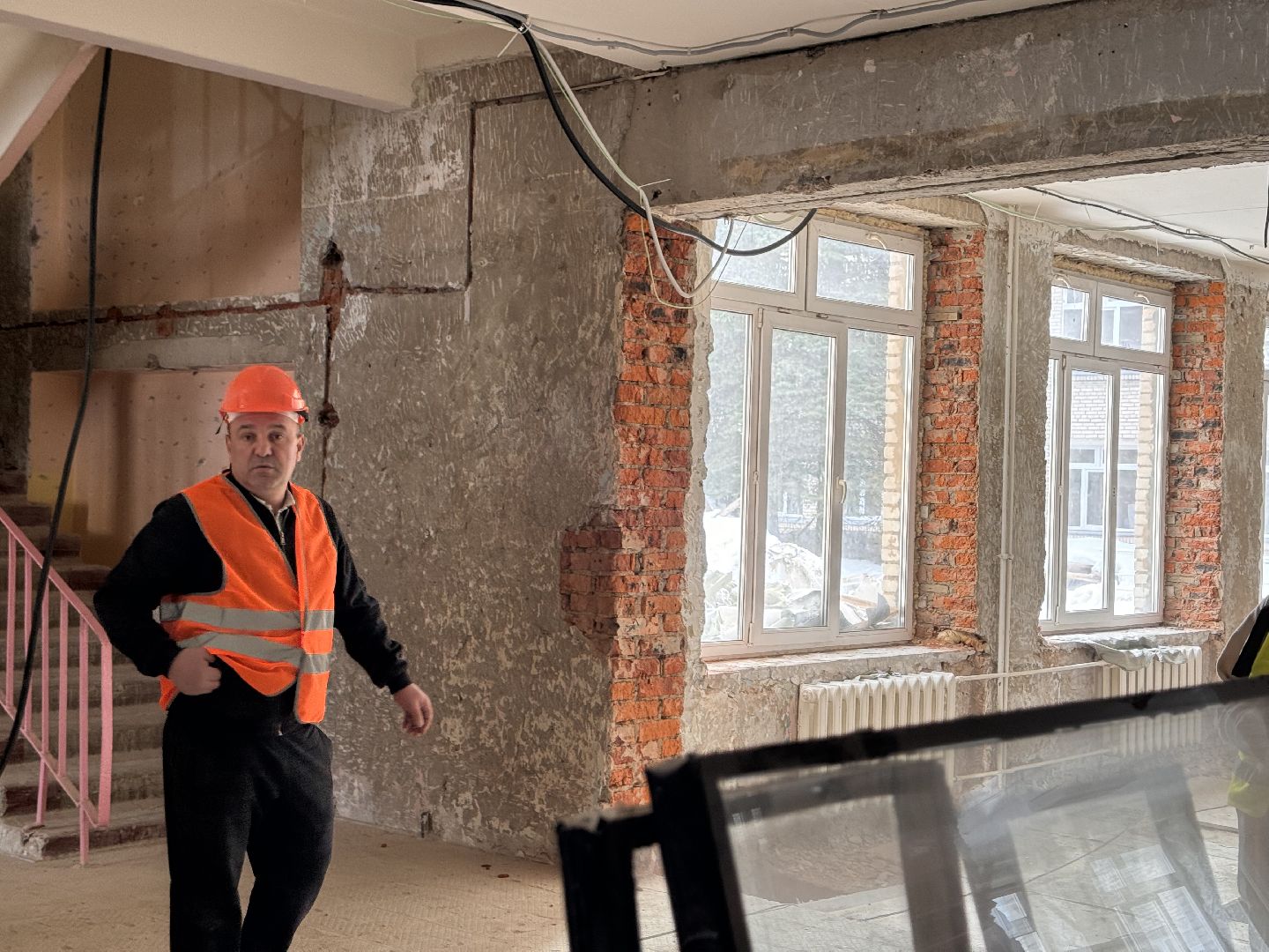 шаховская, строителтство, школа, ремонт,