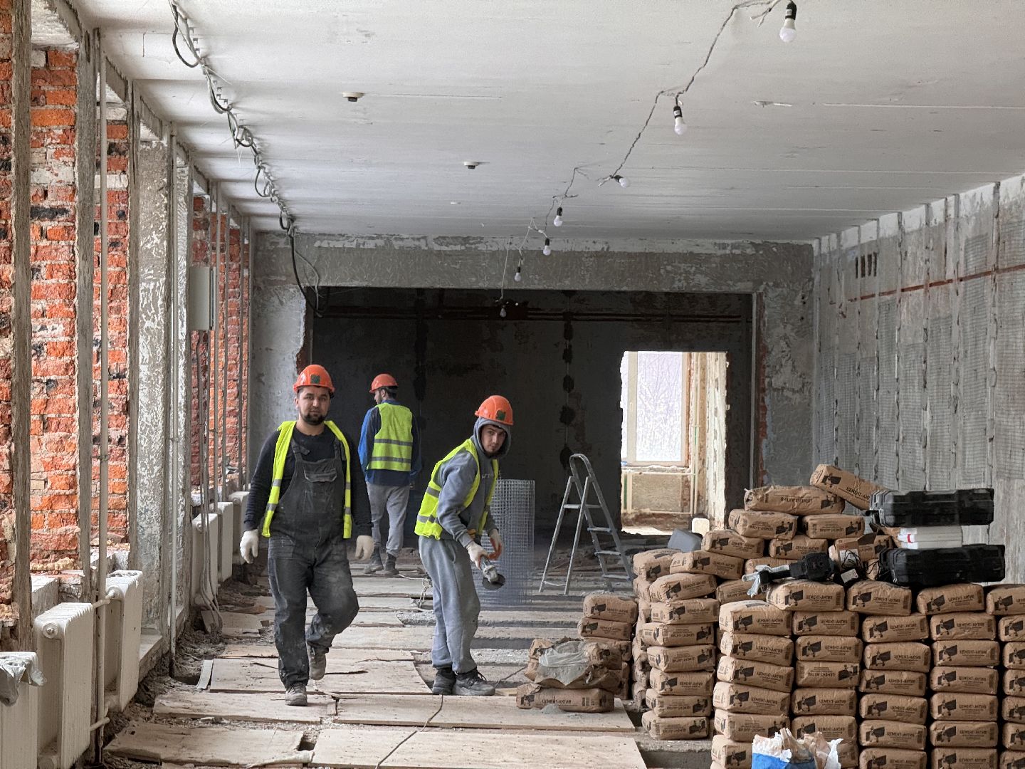 шаховская, строителтство, школа, ремонт,