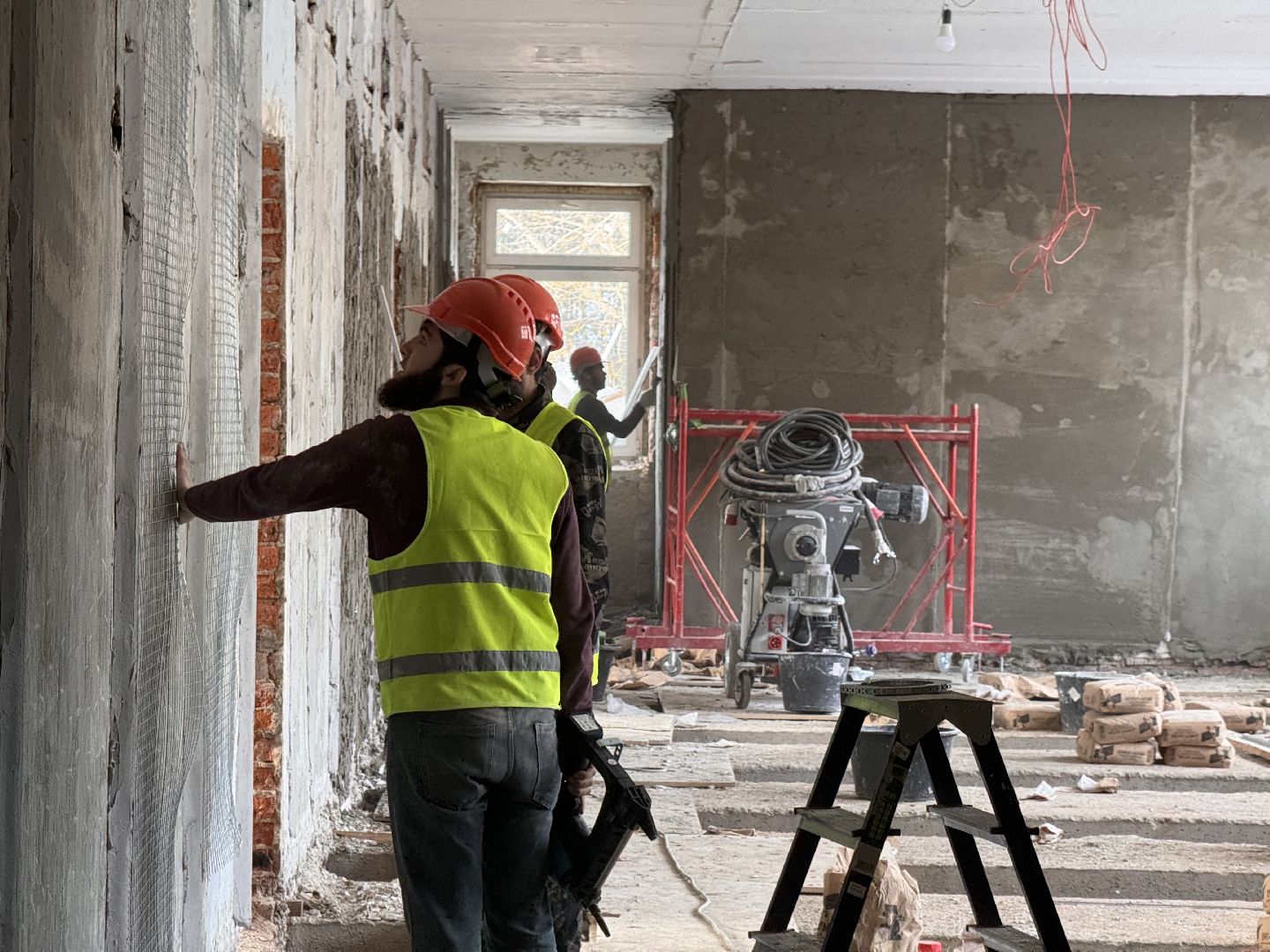 шаховская, строителтство, школа, ремонт,